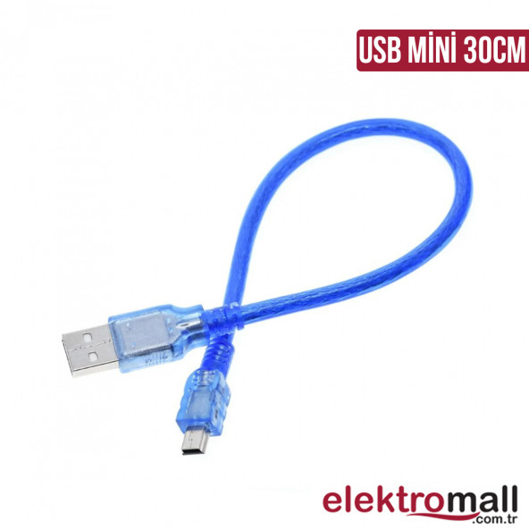 Arduino Nano Usb Mini Kablo 30Cm Usb Kablo