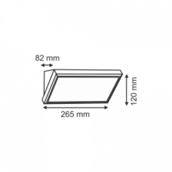 HELİOS Led Duvar Aydınlatma IP 65 12 W Günışığı (91-1211) HS-5800 - 2