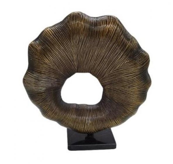 Crearthome Güneş Dekor Alüminyum Eskitme Obje 40x37 cm SZR-T-4-E