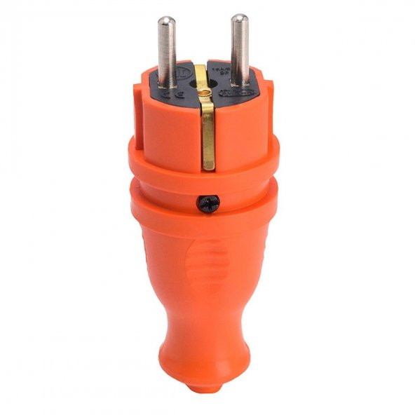 Bylion Monofaze Kauçuk Erkek Düz Fiş Turuncu - 2