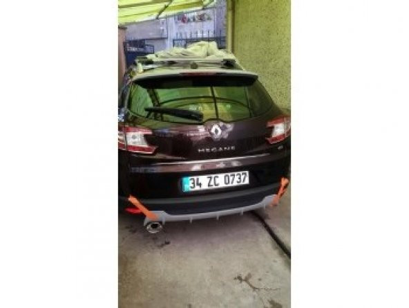 Renault Megane 3 Sport Tourer Arka Difizör Station Wagon BOYALI - Ateş Body Kit