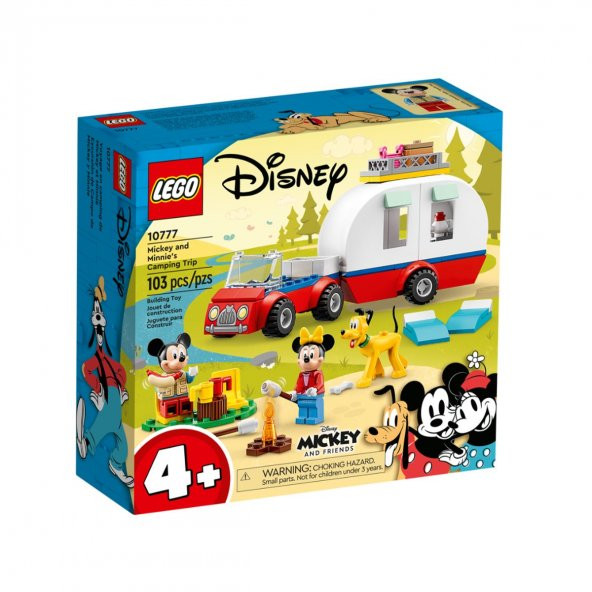 10777 Lego Disney Mickey ve Minnienin Kamp Gezisi, 103 parça +4 yaş