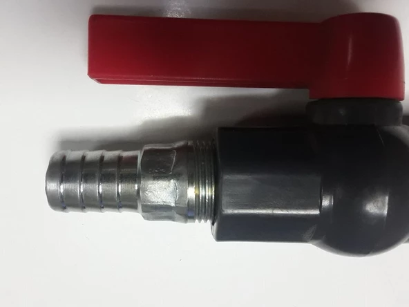 PVC İçten Dişli ve 25'lik Kangal Boru Uyumlu 3/4 inç Küresel Vana, Tarla Sulama - 2