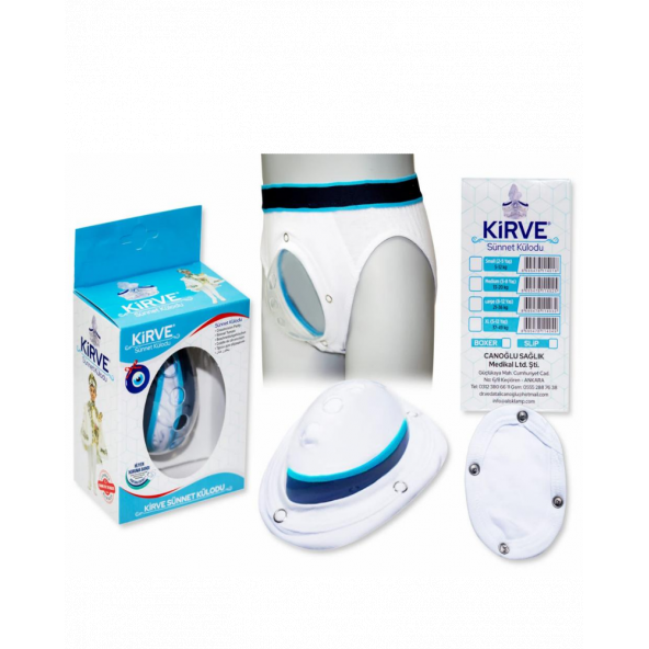 KİRVE Bebek-Çocuk Sünnet Külodu Slip 2-5 Yaş 5-12 kg