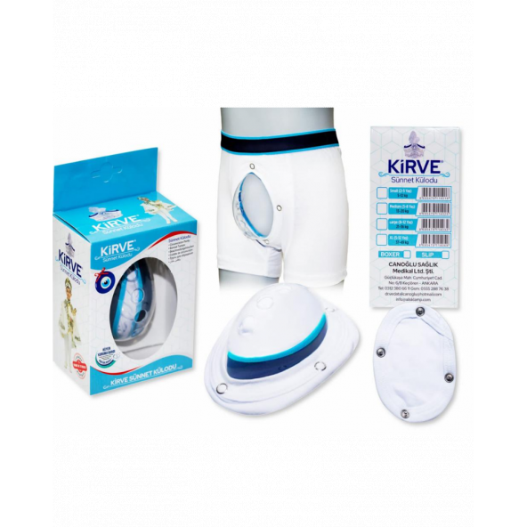 KİRVE Bebek-Çocuk Sünnet Külodu Boxer 5-12 Yaş 37-49 kg