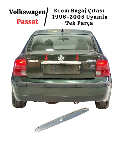 VW Passat Krom Bagaj Çıtası 1996-2005 P. Çelik ürün görseli