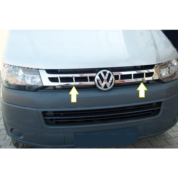 VW T5 Caravelle Krom Ön Panjur 2 prç. 2010-2015 P. Çelik ürün görseli