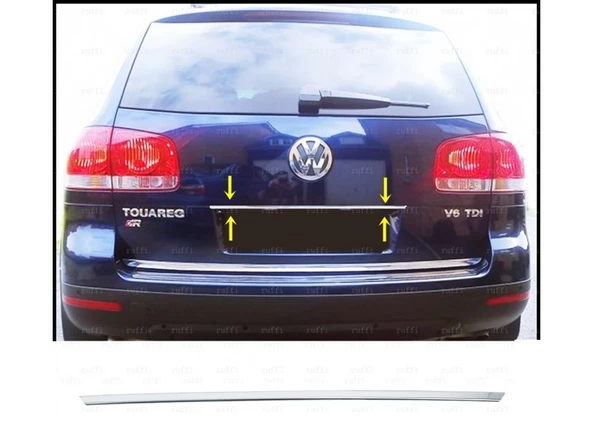 VW Touareg Krom Bagaj Çıtası 2002-2010 Arası P. Çelik ürün görseli 1