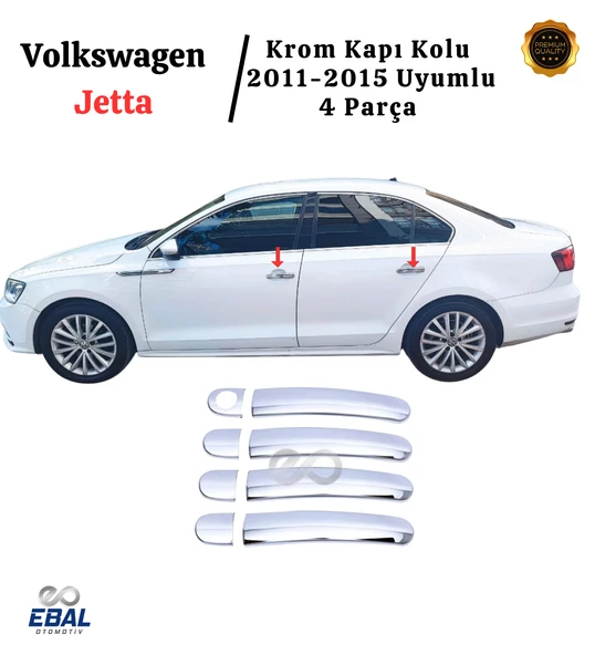 VW Jetta Krom Kapı Kolu 4 kapı 2011-2015 P. Çelik ürün görseli 1