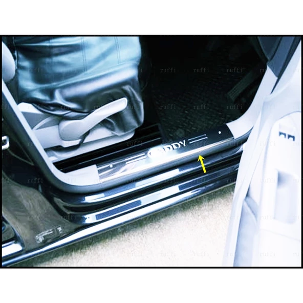 VW CADDY KROM İÇ KAPI EŞİĞİ 4 KAPI 2004-2015 ARASI P.ÇELİK ürün görseli