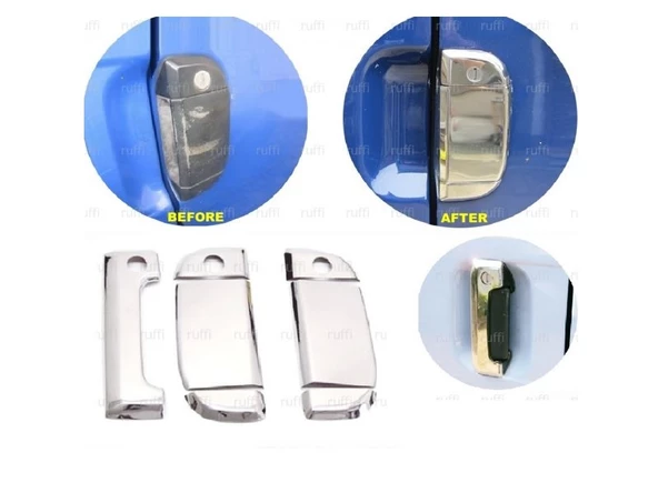 VW T4 Transporter Krom Arka Kapı Kolu 1995-2003 Paslanmaz Çelik ürün görseli