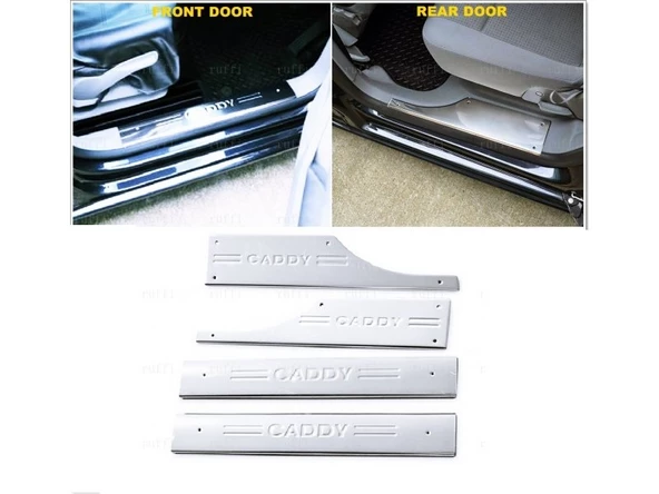 VW CADDY KROM İÇ KAPI EŞİĞİ 4 KAPI 2004-2015 ARASI P.ÇELİK - Resim 2