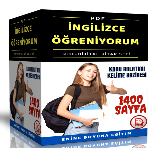 İngilizce Öğreniyorum PDF Kitap Seti (1400 Sayfa PDF)