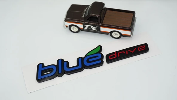DK Tuning Hyundai Blue Drive Hybrid Bagaj Mavi Logo Amblem Arma - Resim 3