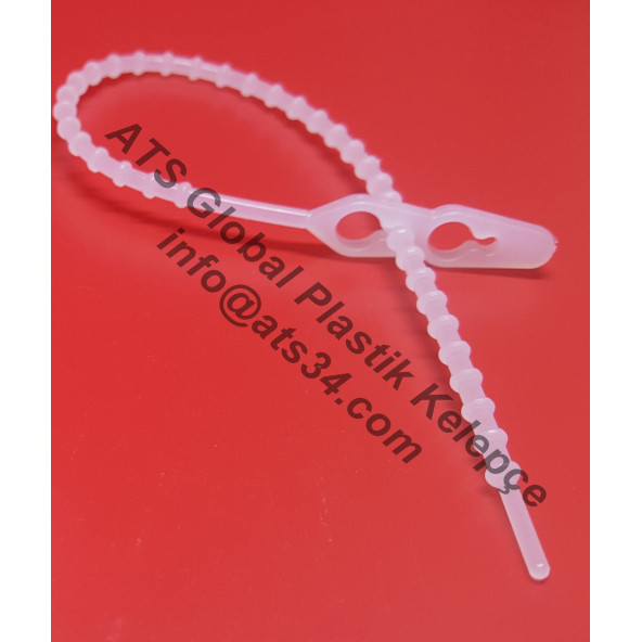 Boncuk Çift Kilitli Kablo Bağı Plastik Kelepçe 3.5X235 100 Adet - 3