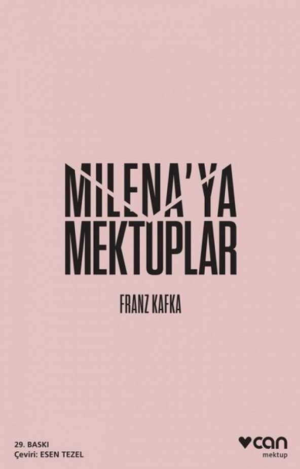 Can Yayınlar Franz Kafkaı Milenaya Mektuplar