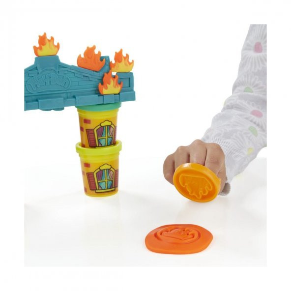 Play-Doh Town İtfaiye İstasyonu PLAY-DOH FIRSAT ÜRÜNÜ  Playdoh Eğitici Oyun Hamuru Seti - 5