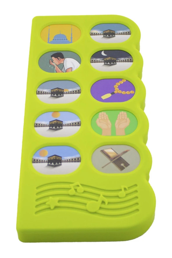 Sesli Namaz Öğreten Sesli Seccade Sesli Namaz Öğreten Cihaz Yeşil ve Yasin Cüzü Tesbih Pusula - 3