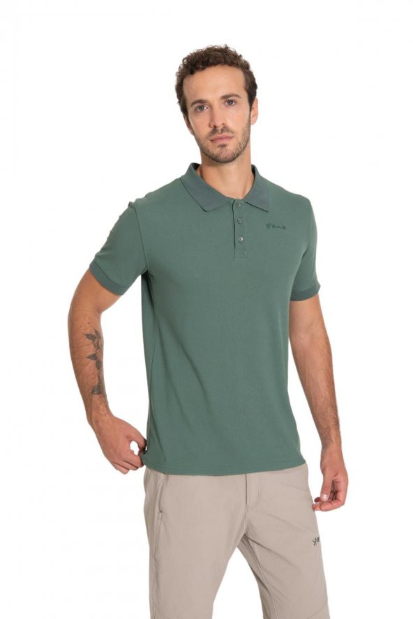 2AS 2ASTEA0404 - Teal Polo Yaka Erkek Tişört - 2