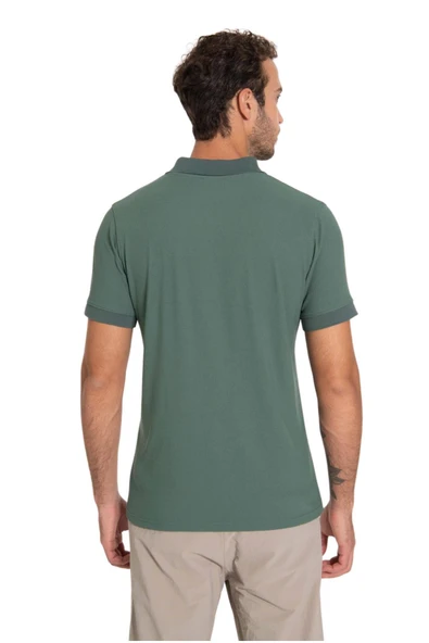 2AS 2ASTEA0404 - Teal Polo Yaka Erkek Tişört - Resim 4