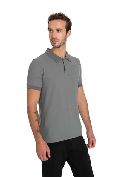 2AS 2ASTEA0404 - Teal Polo Yaka Erkek Tişört - Resim 8