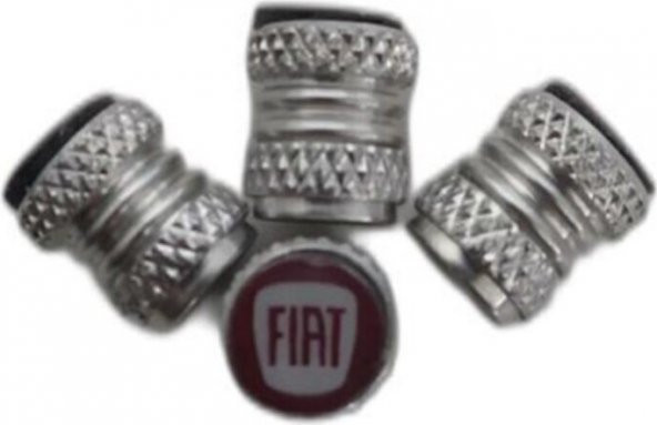 HLD Fiat Kırmızı Logolu Metal Sibop Kapağı