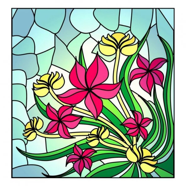 Kahverengi Cam Boyası Vitray Boyası 25 ml 1 Adet Nova Color Su Bazlı Kahve Cam Vitray Boyası 1 Adet 25 ml - 4