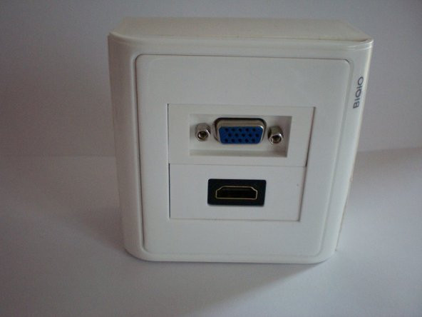 Sıva Üstü VGA+HDMI Duvar Prizi - 7