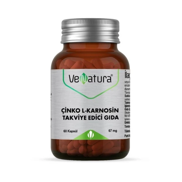 Venatura Çinko L- Karnosin 60 Kapsül ürün görseli 1