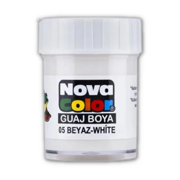 Guaj Boya 25 ml Tek Renk 1 Adet Nova Color Su Bazlı 25 ml Guaj Boya 1 Adet