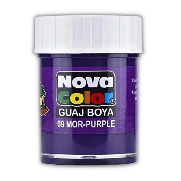 Guaj Boya 25 ml Tek Renk 1 Adet Nova Color Su Bazlı 25 ml Guaj Boya 1 Adet - 5