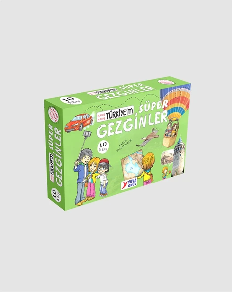 Yuva Yayınları 3. 4. Sınıf Süper Gezginler 10 Kitap Hikaye Seti 48 Sayfa