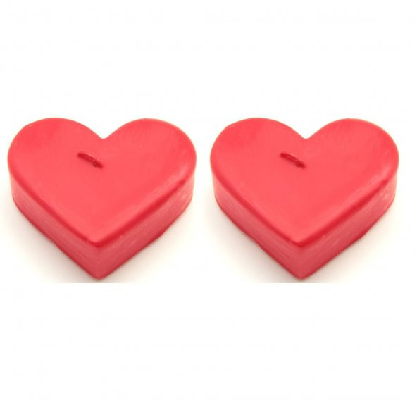 Tutku TUT 3052 Mum Asetatlı 2'Li Kalp - 3