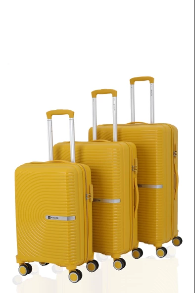 Mçs Üçlü Polipropilen Valiz Seti V374 - 8