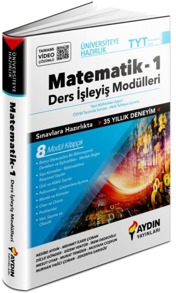 Aydın Tyt Matematik Ders İşleyiş Modülleri 1. Kitap 2023