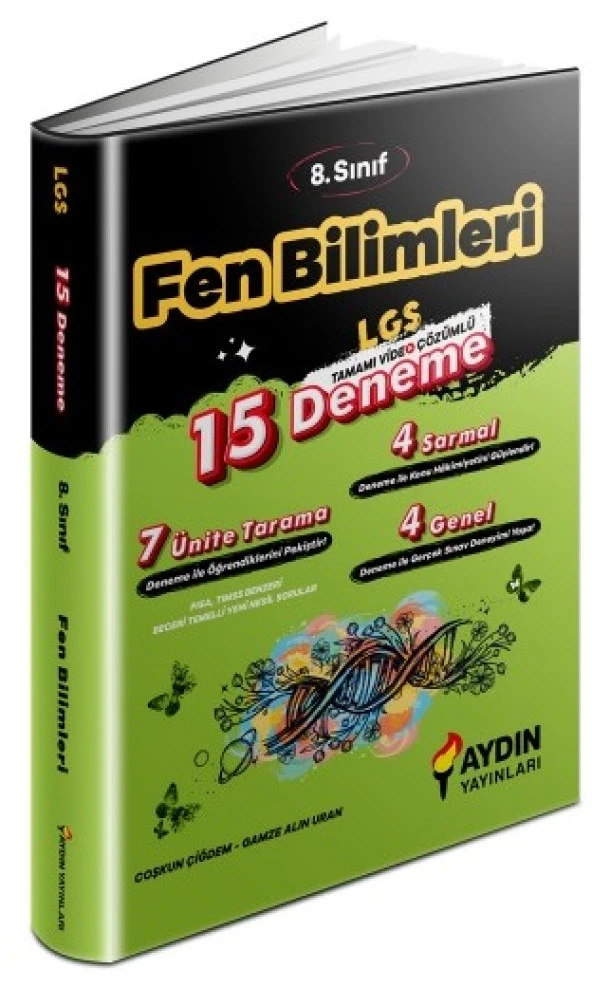Aydın 2024 8. Sınıf Fen Bilimleri 15 Deneme