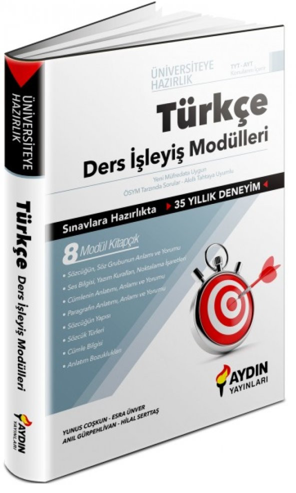 Aydın Tyt Türkçe Ders İşleyiş Modülleri 2023