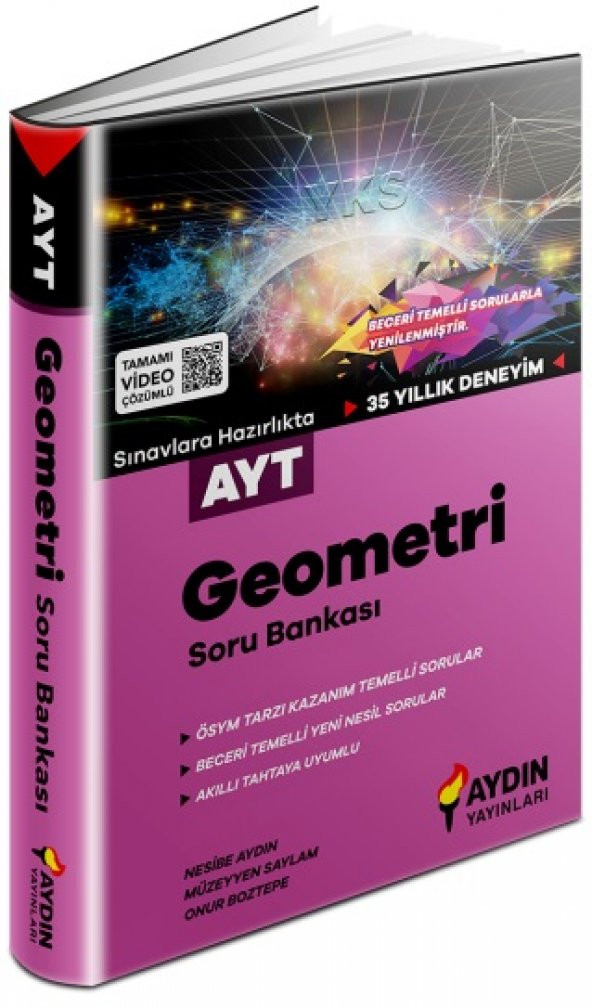 Aydın Ayt Geometri Soru Bankası 2023 ürün görseli