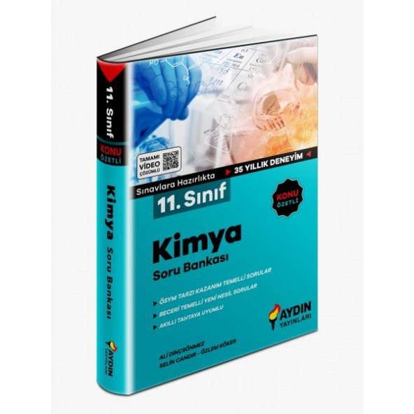 Aydın 11. Sınıf Kimya Konu Özetli Soru Bankası 2023