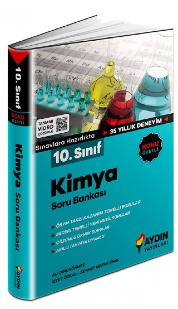 Aydın 10. Sınıf Kimya Konu Özetli Soru Bankası 2023