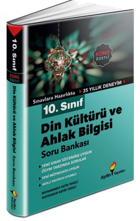 Aydın 10. Sınıf Din Kültürü Konu Özetli Soru 
Bankası 2023