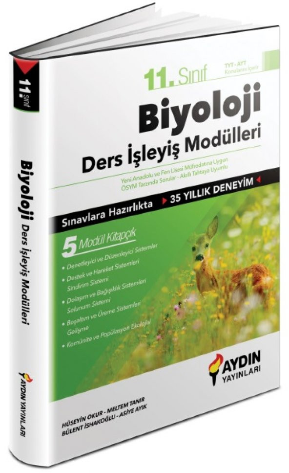 Aydın 11. Sınıf Biyoloji Ders İşleyiş Modülleri 2023