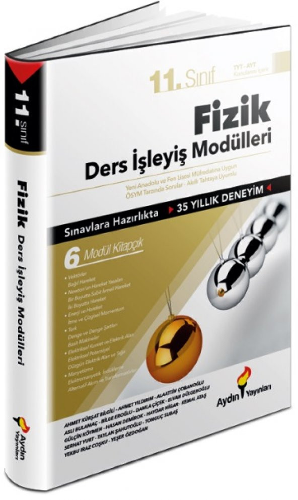Aydın 11. Sınıf Fizik Ders İşleyiş Modülleri 2023