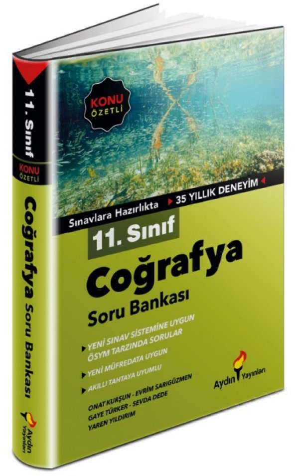 Aydın 11. Sınıf Coğrafya Konu Özetli Soru Bankası 2023