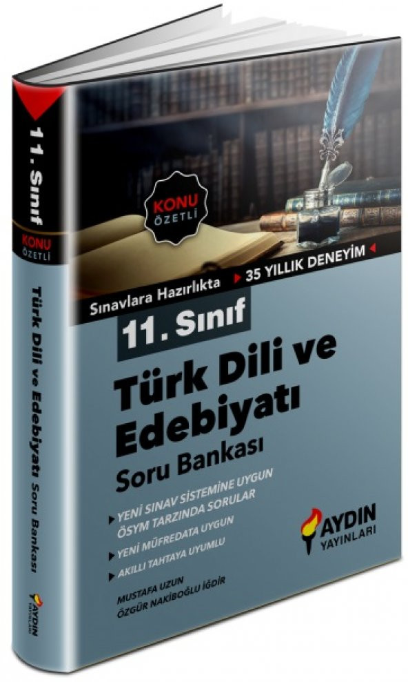 Aydın 11. Sınıf Türk Dili Ve Edebiyatı Konu Özetli Soru Bankası 2023