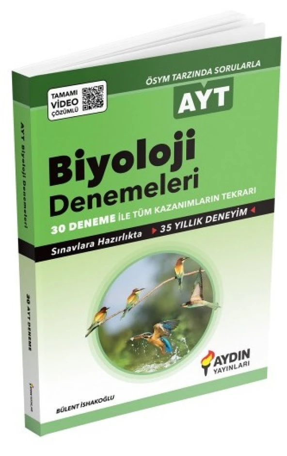 Aydın 2024 Ayt Biyoloji 30 Deneme