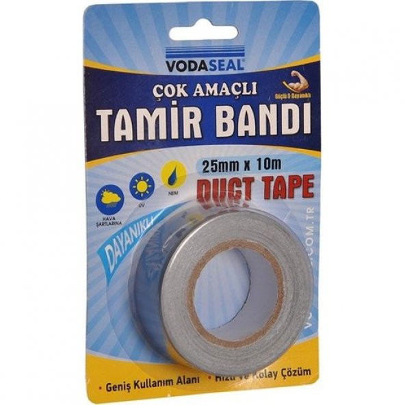 Vodaseal Duct Tape - Tamir Bandı 50Mm X 25M Siyah