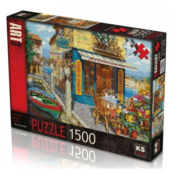 KS Games Ristorante Vecchia Urbino Puzzle - 1500 Parça