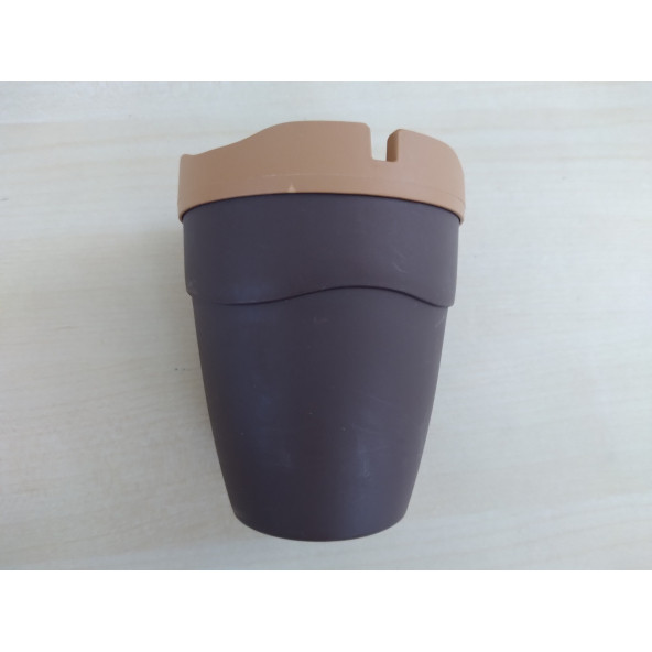 KOKUSUZ KÜLLÜK BEJ 8cm (ARAÇ EV OFİS) PRATİK KÜLLÜK, KÜL TABLASI - 2