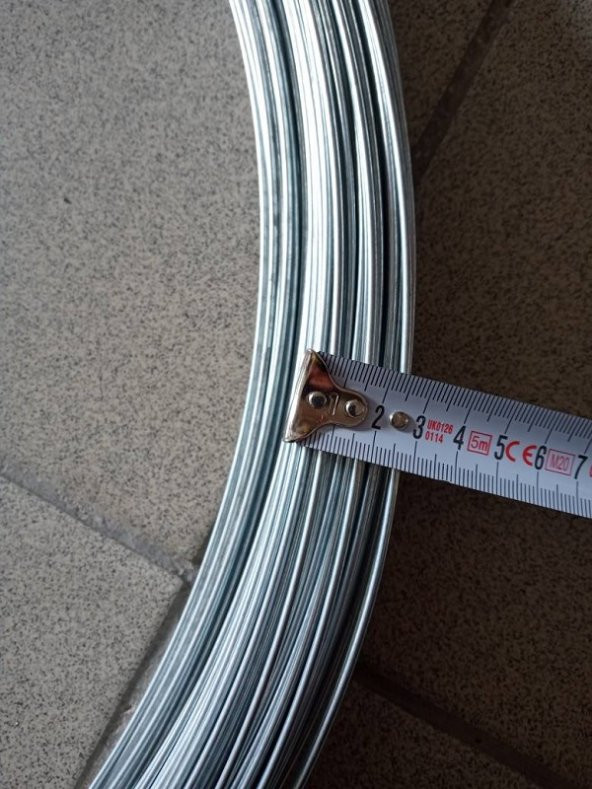 2,5 mm Kalınlık 2 Kg Galvaniz Kaplı Tel